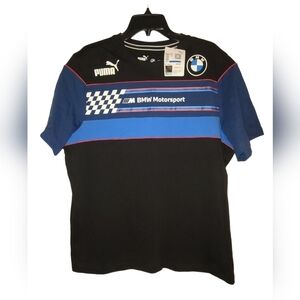 Puma Men's BMW Motorsport SDS T Shirt Black 533327-01 Drivers Series Tee